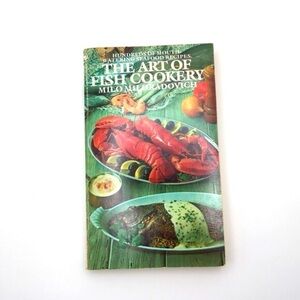Vintage 80s Seafood Cookbook Art of Fish Cookery